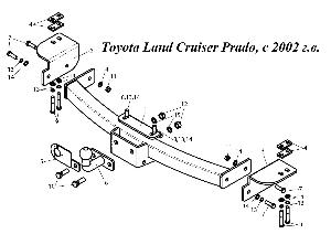 Фаркоп в Уфе Toyota Land Cruiser Prado, с 2002 г.в.jpg