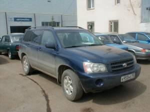 продается Toyota Highlander 2001г. в.  Город Уфа Тойота Хайлендер спереди слева(2).JPG