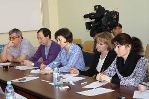 28 апреля 2012 года в Управлении Росреестра по Республике Башкортостан состоялась пресс-конференция по вопросам нововведений в сфере учета объектов капитального строительства Город Уфа Шеляков2.jpg
