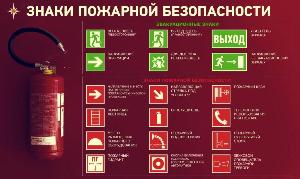 Знак Телефон для использования при пожаре Город Уфа