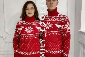 Новогодние свитера с оленями оптом Город Уфа