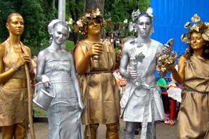 Живые статуи, живые скультуры Город Уфа