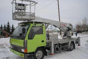 Автовышка 17 метров, подъемник Aichi SN-150, вышка на грузовике Mitsubishi Canter Город Уфа